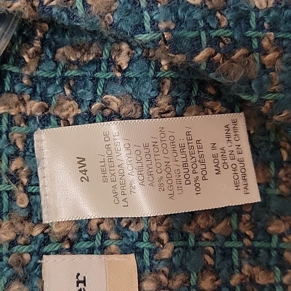 Alfred Dunner 2pc Suit In Size 24w - image 4